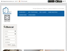 Tablet Screenshot of apartmentsinandorra.com